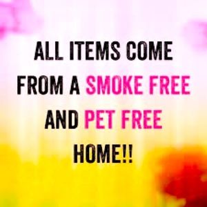 All items come a smoke free and pet free home